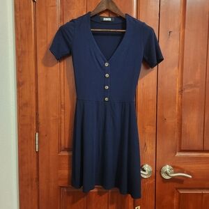 Reformation Cardinal Mini Dress, Navy